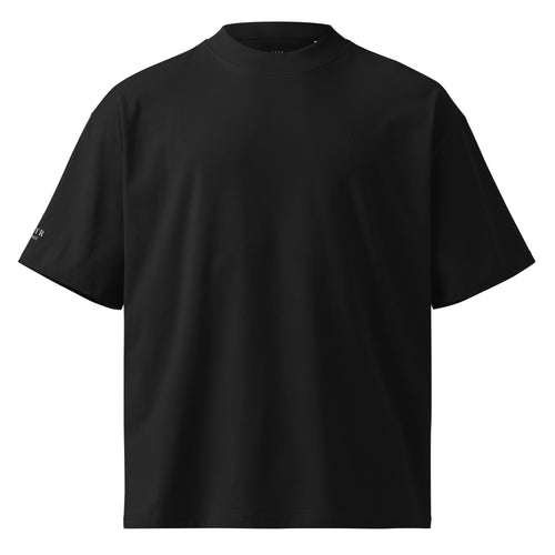 VEYR Structure Tee in Black, front view