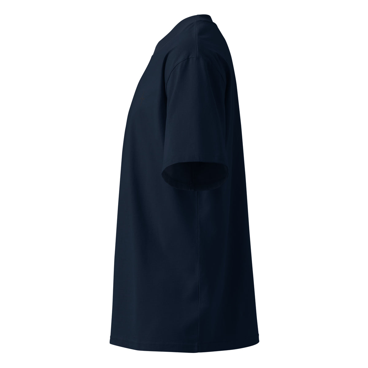 VEYR Structure Tee in French Navy, left side view