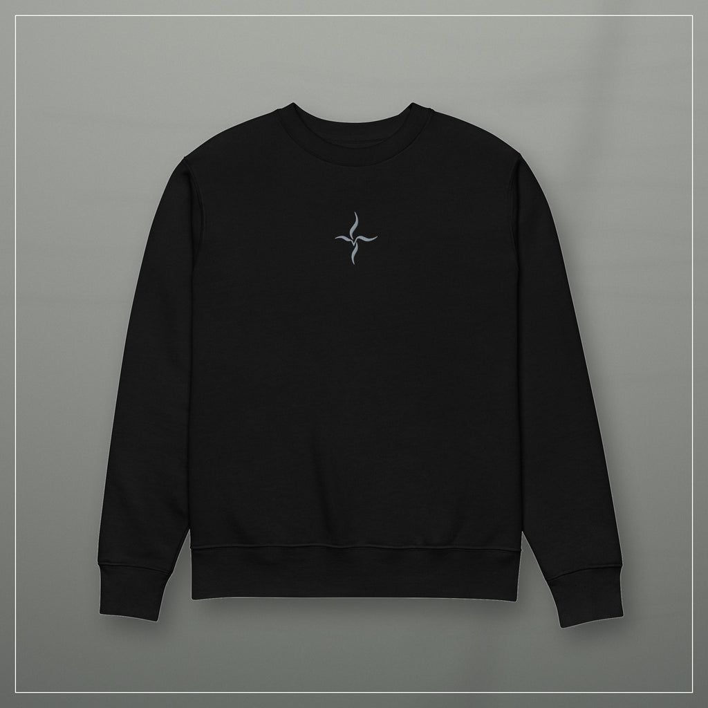 VEYR Presence Crew in Black, editorial product view