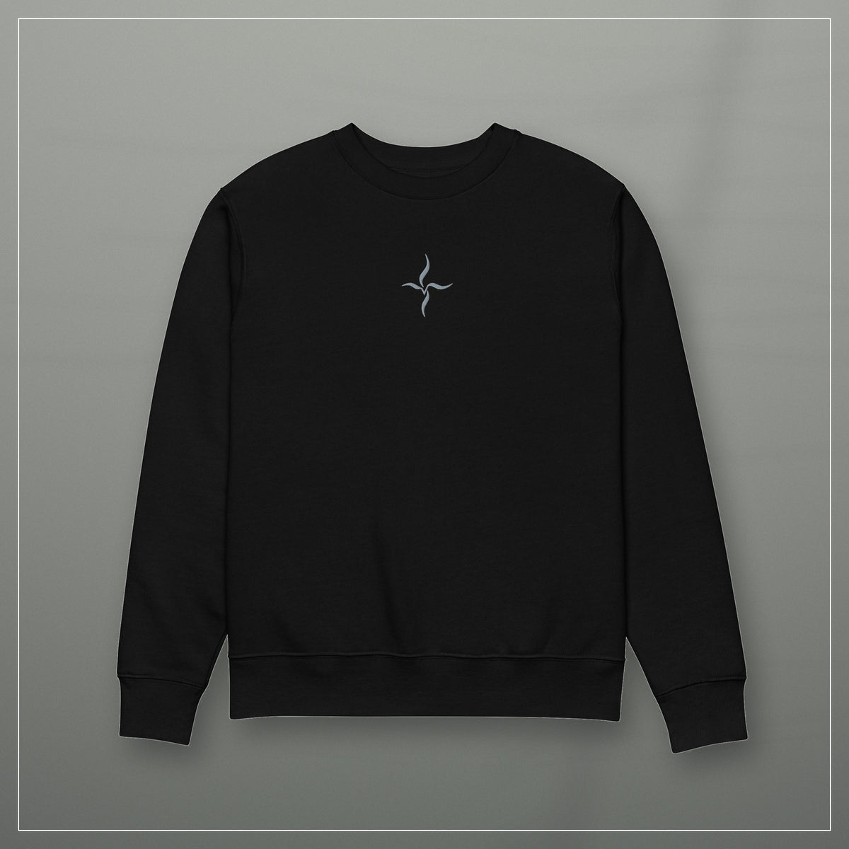 VEYR Presence Crew in Black, editorial product view