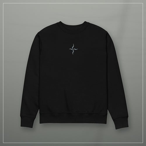 VEYR Presence Crew in Black, editorial product view