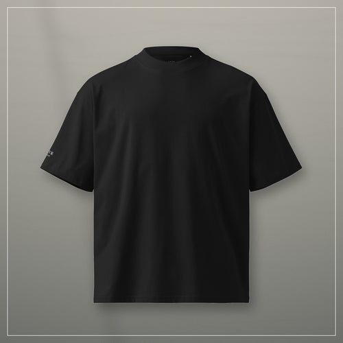 VEYR Structure Tee in Black, editorial product view